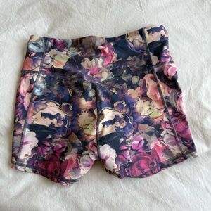 Jessica Simpson Multicolor Floral Bike Shorts